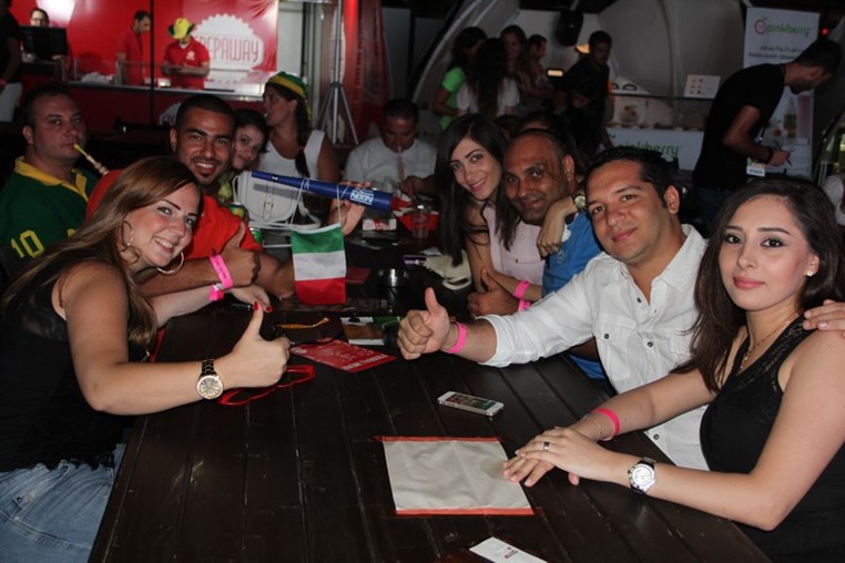 Brazil VS Cameroon at Beirut Fan Park